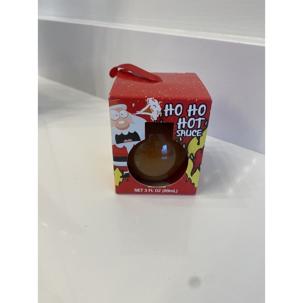 Ho Ho Hot Sauce 3oz‎ Habanero Red Hot Sauce Christmas Tree Ornament